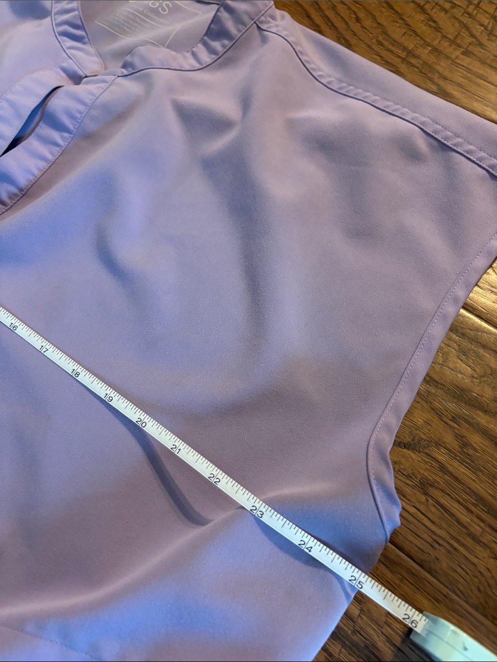 Lilac Scrub Top with Matching Pants - Picture 10 of 15